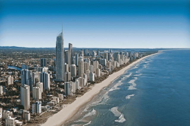 Surfers Paradise from the air