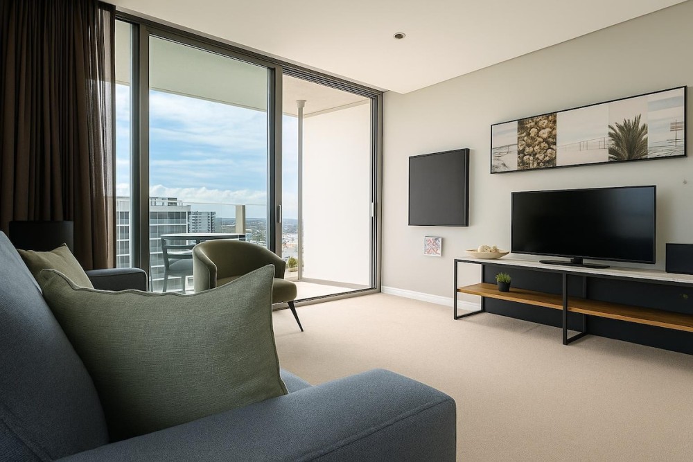 Surfers 1BR Retreat: Pool, Spa, Gym & Fast Wi-Fi — photo 12