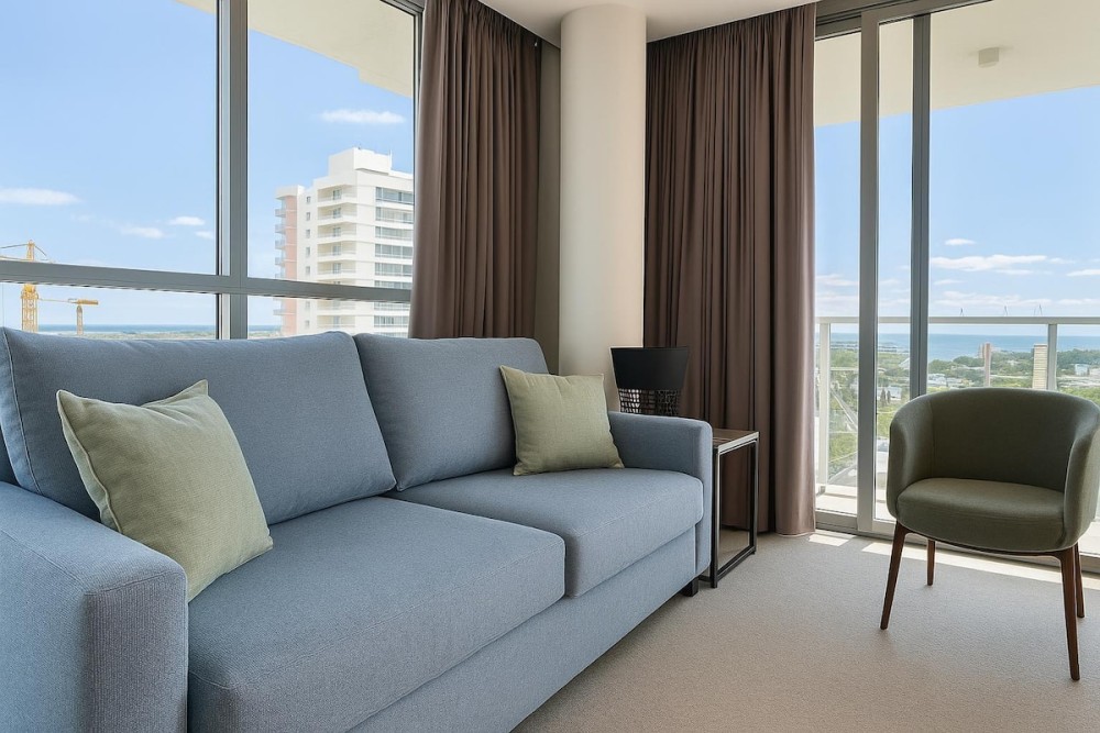 Surfers 1BR Retreat: Pool, Spa, Gym & Fast Wi-Fi — photo 9