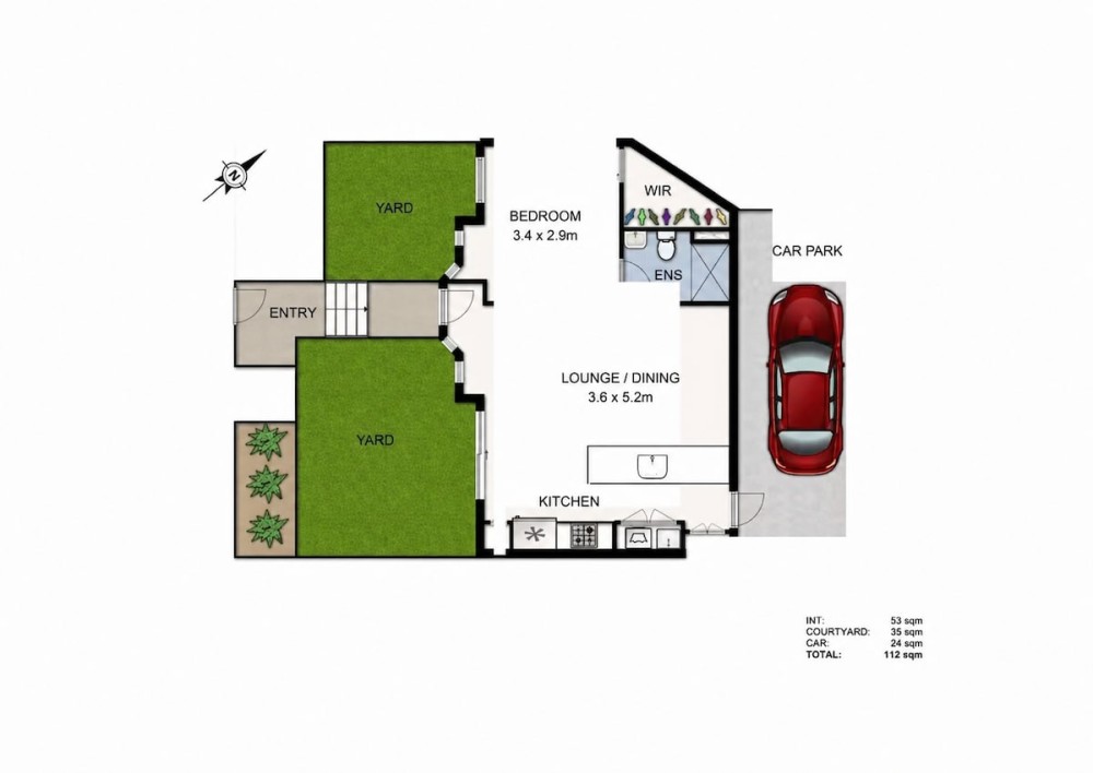 Park Avenue 1BR Hideaway King Bd Private Courtyard — photo 17